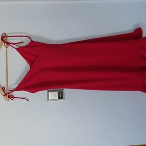 Vintage Express Red Womans Mini Dress Size 3/4